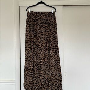 Spotted Wide Leg Pants